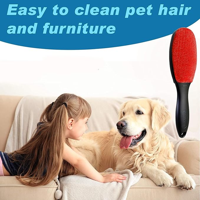 4Pack Red Color Lint Brush for Clothes Furniture Couch, Lint Brush Pet Hair - Image 4