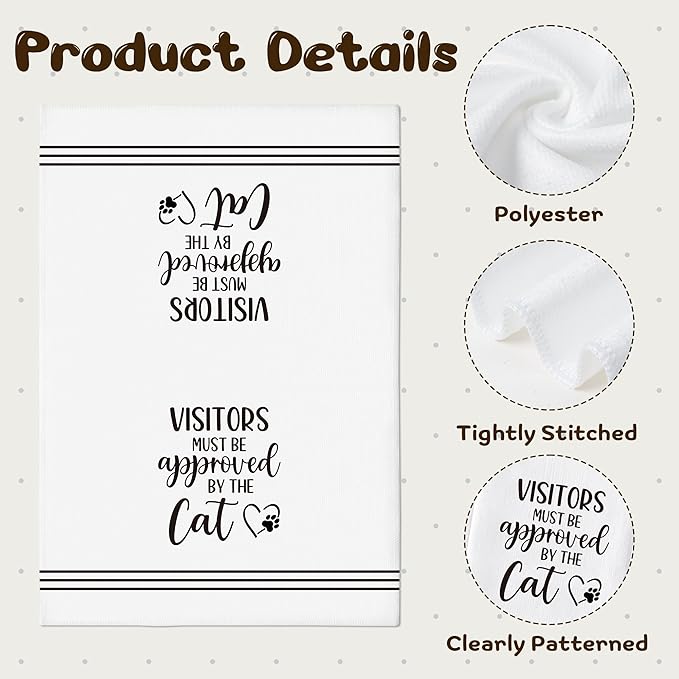 GROBRO7 Cute Cat Hand Towel - Image 3