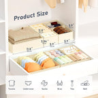 DIMJ Drawer Organizer Clothes, 26 Pack Dresser Organizer, Foldable Closet - Image 2