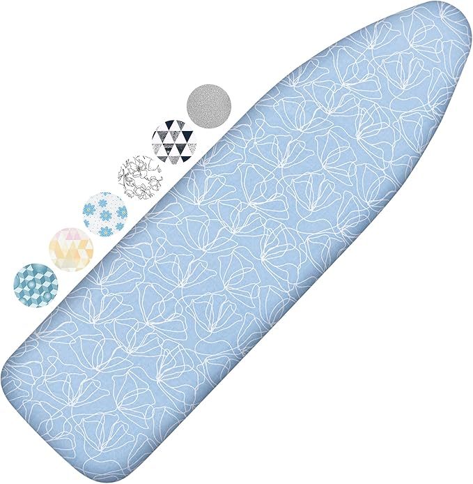 Ironing Board Cover and Pad, 15x54 Standard Size Thick Iron Padding, Scorch & by Dalykate