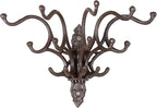 Creative Co-Op Antique Cast Iron Wall Hooks in Rust Finish - Image 5
