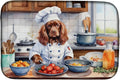 Caroline's Treasures DAC6331DDM Sussex Spaniel The Chef Dish Drying Mat by CarolinesTreasures