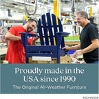 POLYWOOD Presidential Rocking Chair in Teak - Image 8