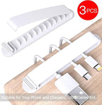 pzoz Cable Clips, 3 Pack Cord Organizer Charger Cable Management - Image 2