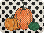 Autumn Pumpkin Dish Drying Mat for Kitchen Counter by Sweetshow