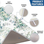 Spring Sage Green Leaves Dish Drying Mat - Image 3