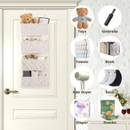 ANTIS'S HOME Nursery Over The Door Organizer Boho Decor Nursery Storage - Image 5