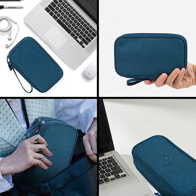 Electronics Organizer Pouch, Travel Cable Organizer Bag Waterproof Portable - Image 6