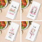 Farmhouse Pink Botanical Bathroom Hand Towels, Relax Breathe Soak Unwind - Image 4