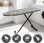 Ironing Board Cover and Pad, Sewn-in Thick Feltpads, Elastic Edge, Fits - Image 7