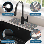 Ceramic Texture Kitchen Sink Splash Guard Faucet Mat Kitchen Tiles Super - Image 4