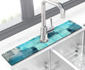 Kitchen Sink Splash Guard Faucet Mat Super Absorbent Fast Drying Mat Sink by THIDEAPE