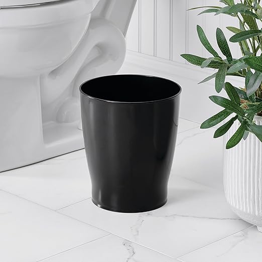 iDesign Small Round Bathroom Trash Can - Image 3