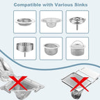 200 PCS Kitchen Mesh Sink Strainer, Disposable Sink Strainer Covers, Drain Nets - Image 4