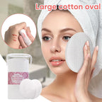 Large Oval Cotton Pads, Premium 3-Layer Dual Textured Design, Lint-Free and - Image 5