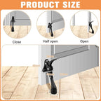 Chumia 12 Pieces Heavy Duty Door Stoppers 5.35 Inches Kickdown Adjustable Kick - Image 2