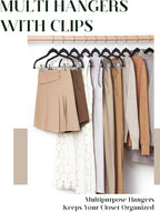 Cozymood Velvet Skirt Hangers 24 Packs Velvet Hangers - Image 2