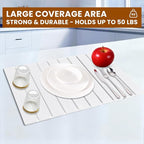2 Pack Stone Drying Mat for Kitchen Counter, Large Diatomaceous Earth Dish - Image 5