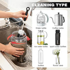 4 Pack Bottle Cleaning Brush Set - Image 5