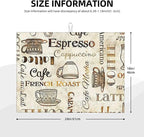 2Pcs Dish Drying Mats Faucet Mats Sets Large Size Coffee Mats Sink Faucet Mat - Image 4