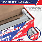 Ox Plastics Standard Premium Aluminum Foil | 12”x1000 Feet Long | Industrial - Image 5