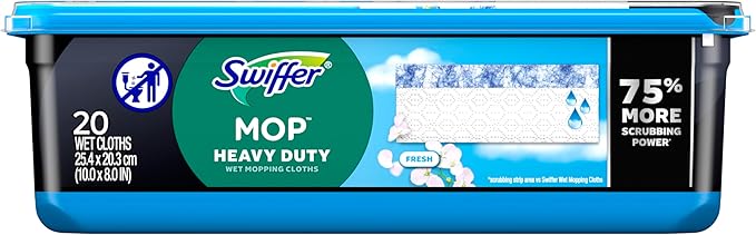 Swiffer Heavy Duty Mop Wet Multi-Surface Cloth Refills - Image 10