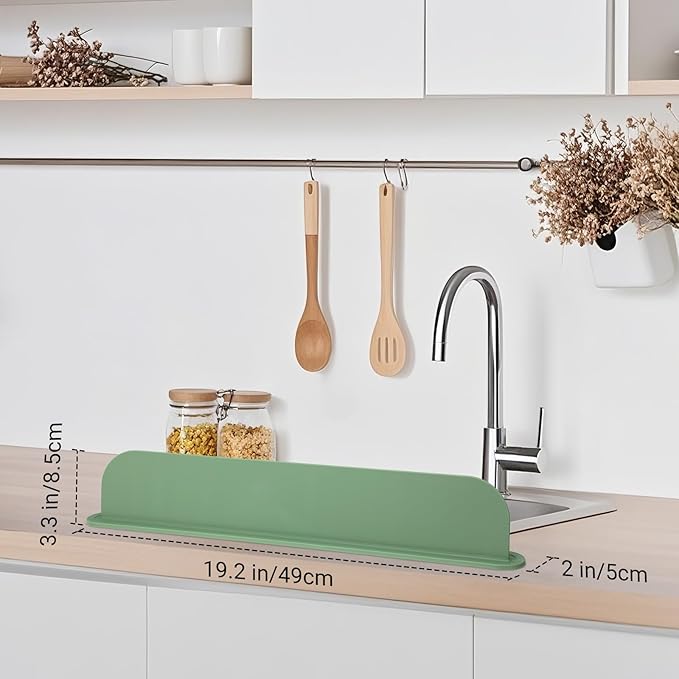 19.29 inch Silicone Sink Splash Guard, Splash Guard - Image 2