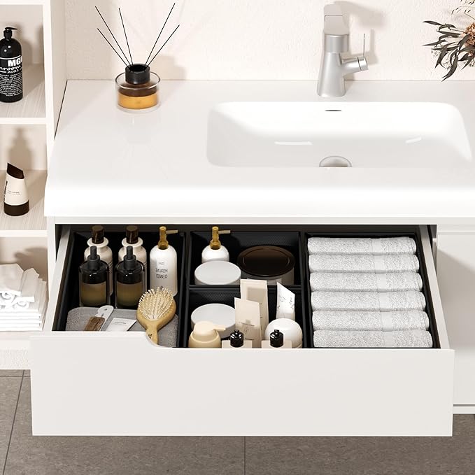 DIMJ Drawer Organizer Clothes Storage- 18 Pack Baby Dresser Organizer - Image 5