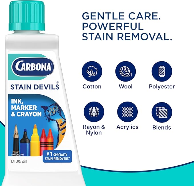 Carbona Stain Devils® #3 | Ink, Marker & Crayon | Professional Strength Laundry - Image 4