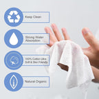 100 Pieces Of Compressed Towels, Disposable Compressed Towel Sheets, Travel - Image 4