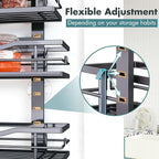 Over The Door Pantry Organizer，6-Tier Over The Door Organizer - Image 6
