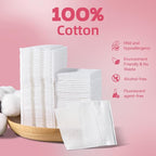 Square Cotton Pads 475 Pcs Makeup Remover Pads Cotton Squares - Image 2