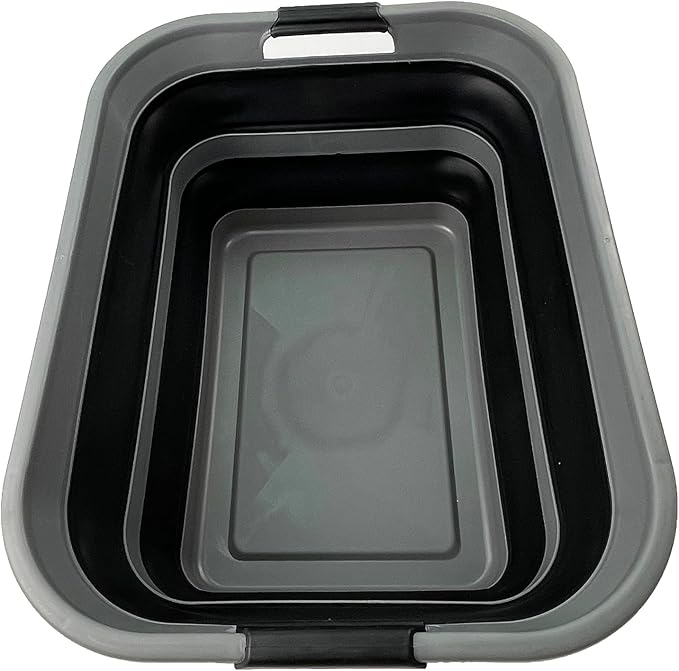 SAMMART 42L Collapsible Plastic Laundry Basket by SAMMART
