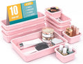 10 PCS Drawer Organizer Set, 4 Size Makeup Drawer Divider Organizer by StoreHappily