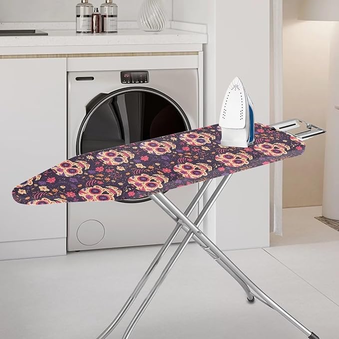 Halloween Skull Steam Ironing Board Cover Mexican Sugar Skulls 15x54 Inch - Image 2