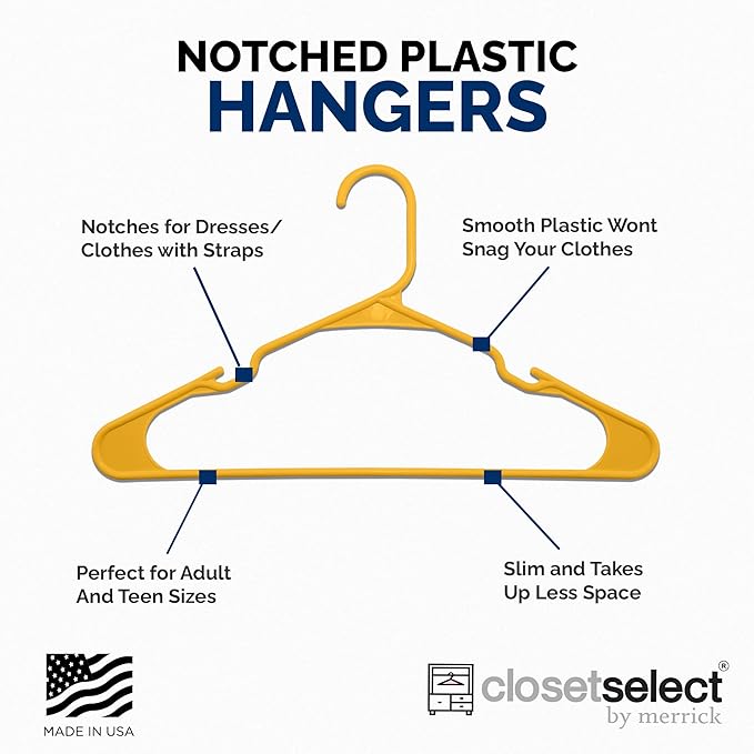 Plastic Hangers 50 Pack - Image 4