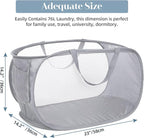3 Pack Collapsible Laundry Baskets, Foldable Laundry Basket - Image 3