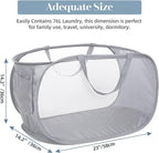 2 Pack Durable Collapsible Laundry Baskets - Image 4