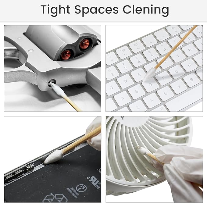 1000 PCS 6-Inch Precision Gun Cleaning Swabs - Image 5