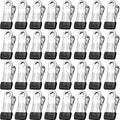 Clothes Pins for Hanging Clothes, 32 Pack Stainless Steel Black Clothespins for by Sylroal