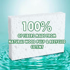 12 Pack Dishwashing Sponges Natural Cellulose Sponges Plant Based Resilient and - Image 2