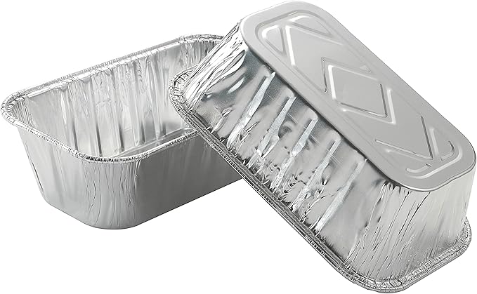 100 Pack 1Lb mini Loaf Pans Heavy Duty Disposable Aluminum Foil Bread Tins - Image 3