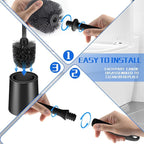Toilet Brush and Holder 3 Pack - Image 7