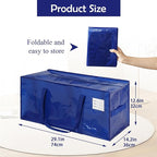 6 Pack Heavy Duty Extra Large Moving Bags - Image 2