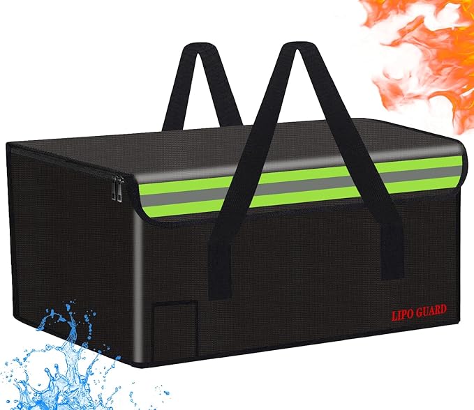 Lipo Battery Safe Bag Large Capatity Fireproof Bag by Unknown