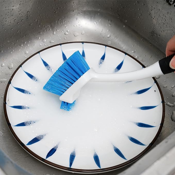 Dish Brush Set of 3 with Water Bottle Brush, Dish Scrub Brush and Scrubber Brush - Image 9