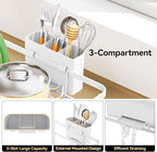 TOOLF Large Dish Drying Rack for Kitchen Counter, Kitchen Dish Racks - Image 4