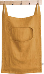 Amazhiyu 100% Linen Door Hanging Laundry Hamper Bag, 19x27 Inches Yellow by Amazhiyu
