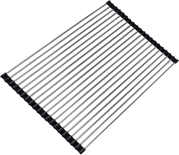 Ahyuan Roll up Dish Drying Rack Over The Sink Kitchen Roll up Sink Drying Rack by Ahyuan