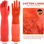 North Tower Kitchen Washing Room Gloves Fleece Lined, Waterproof - Image 4